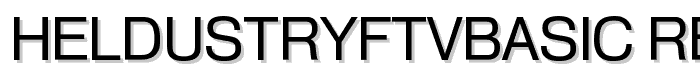 HeldustryFTVBasic Regular font